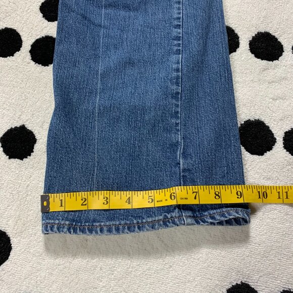 Vintage Y2K Old Navy Boot Cut Jeans Ultra Low Waist Faded Light Wash Denim - Picture 12 of 13